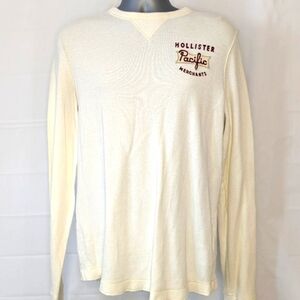 Hollister Pacific Merchants Thermal Ivory Long Sleeve Men's XL
